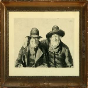 Two Friends by Michael Ancher