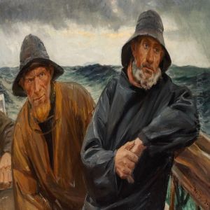 Fishermen From Skagen by Michael Ancher