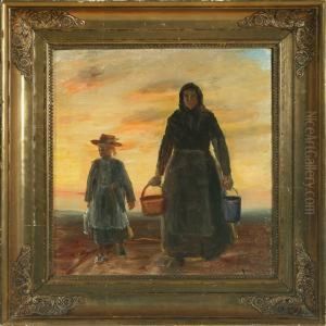 Mother And Daughter On The Road Mother And Daughter On The Road