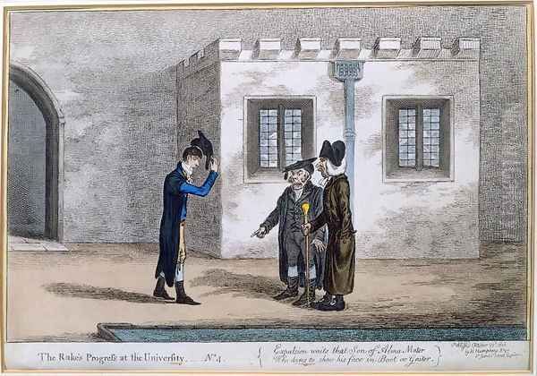 Plate 4 from The Rakes Progress at the University - view 1