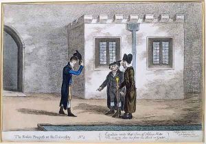 Plate 4 from The Rakes Progress at the University by James Gillray