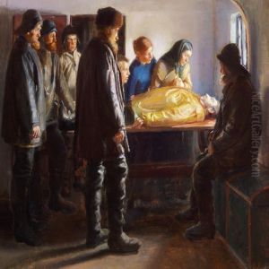 The Drownedfisherman by Michael Ancher