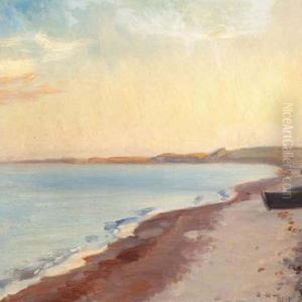 View Along The Coast With Boats Pulled Ashore - view 1