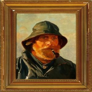 A Skagen Fischerman by Michael Ancher