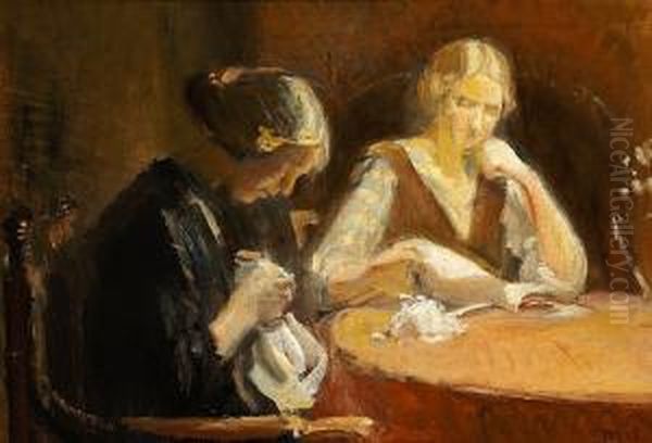 Interior With Two Girls - view 1