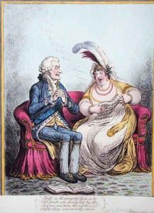 The Bulstrode Siren by James Gillray