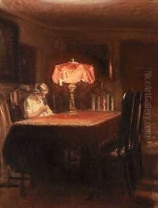 Interior Fra Sommer Dagligstue by Michael Ancher