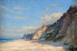 Strandlandskap Med Klippor