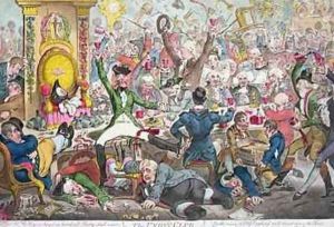 The Union Club 5 by James Gillray