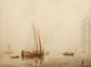 Fishing Vessels At Sea
