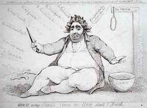 Which Way Shall I Turn Me How Shall I Decide by James Gillray