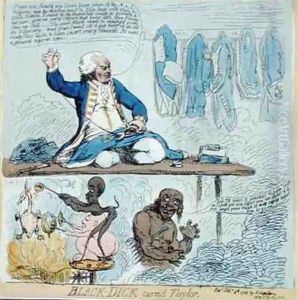 Black Dick turnd Taylor 2 by James Gillray