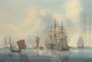 The Anchorage At Spithead by William Anderson