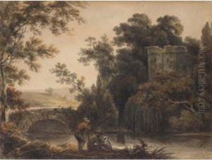 Resting By The River by William Anderson