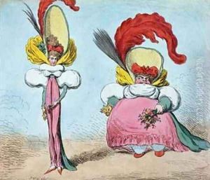 Following the Fashion St Jamess giving the Ton a Soul without a Body Cheapside aping the Mode a Body without a Soul by James Gillray