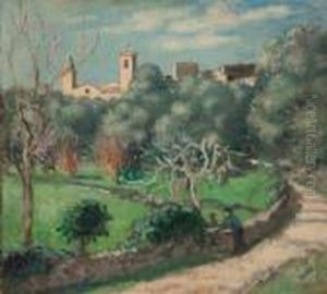 Paysage, Eglise Du Cannet by Albert Andre