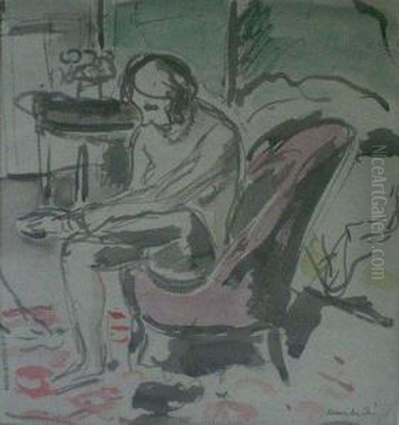 Nu Au Fauteuil Rose - view 1