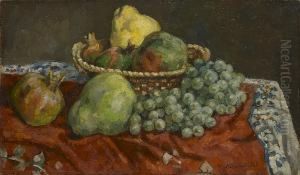 Nature Morte Avec Coings Et Raisins,1910 by Albert Andre