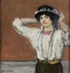 Femme Au Chapeau by Albert Andre