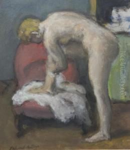 Femme Sortant Du Bain by Albert Andre