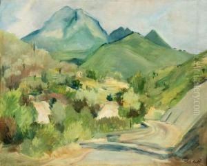 Paysage En Provence. by Albert Andre