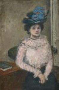 Portrait De Jeune Femme by Albert Andre