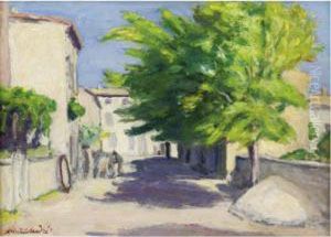 Rue De Village Provencal by Albert Andre