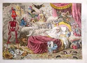 Political Dreamings Visions of Peace Perspective Horrors by James Gillray