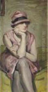 Femme Au Chapeau by Albert Andre