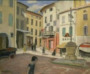 Coin De Rue A Bagnols by Albert Andre