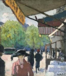 Boulevard De Clichy by Albert Andre