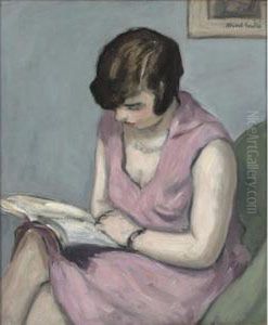 Femme Lisant by Albert Andre