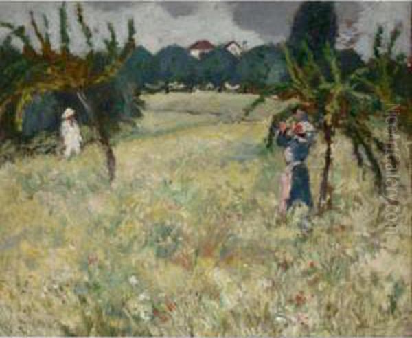 Femmes Cueillant Des Fruits - view 1