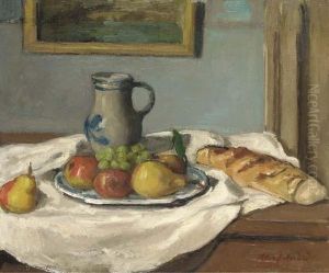 Fruits, Pichet Et Pain Fruits, Pichet Et Pain