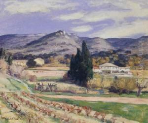 Paysage (ferme Dans La Region De Laudun) by Albert Andre
