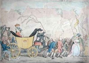 The Pacific Entrance of Earl Wolf into Blackhaven by James Gillray