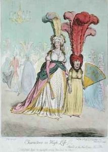 Characters in High Life by James Gillray