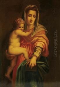 The Madonna And Child by Andrea Del Sarto