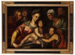 Den Heliga Familjen by Andrea Del Sarto