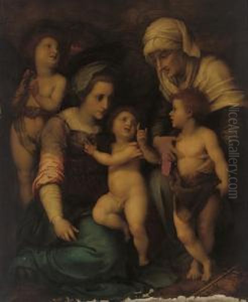 The Madonna And Child With Saint Elizabeth, The Infant Saint John The Baptist, And Putti - view 1