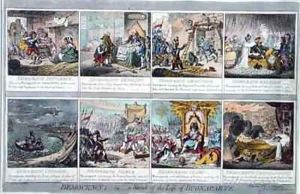 Democracy or a Sketch of the Life of Buonaparte by James Gillray