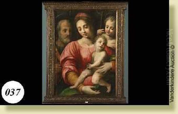 La Vierge, L'enfant Jesus, Saint Joseph Etsaint Jean-baptiste - view 1