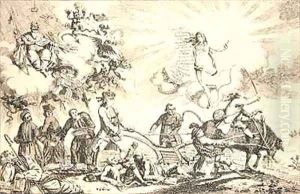 Ecclesiastical and Political State of the Nation by James Gillray