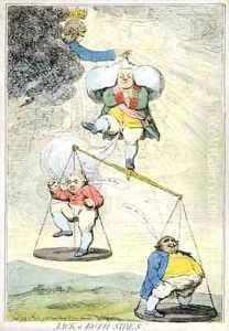 Jack a Both Sides by James Gillray