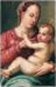 The Madonna And Child by Andrea Del Sarto