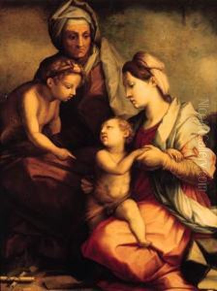 The Madonna And Child With Saint Anne And The Infant Saint John Thebaptist - view 1