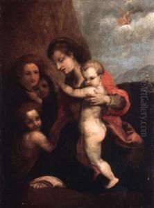 Madonna And Child With The Infant Saint John The Baptist