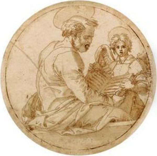 Saint Matthew: Design For Embroidery - view 1