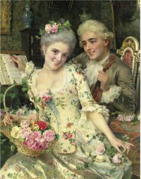 A New Basket Of Flowers - view 1