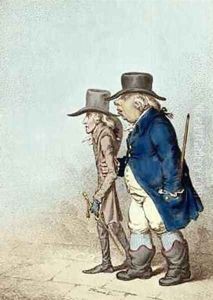 Pylades and Orestes by James Gillray